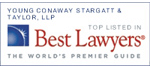 Young Conaway Stargatt & Taylor LLP Top Listed In Best Lawyers: World's Premier Guide